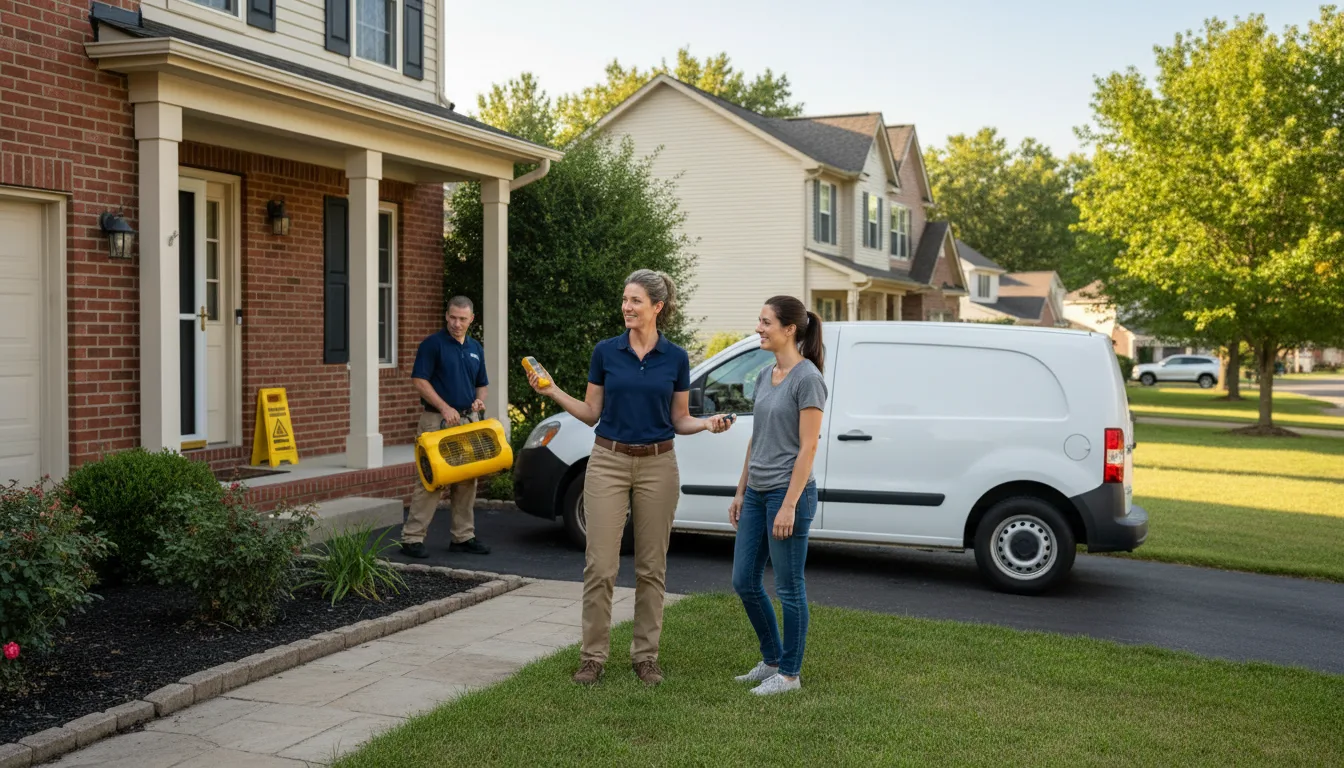 Water restoration image for Flood Water Cleanup, Removal And Restoration Services in Aberdeen, OH